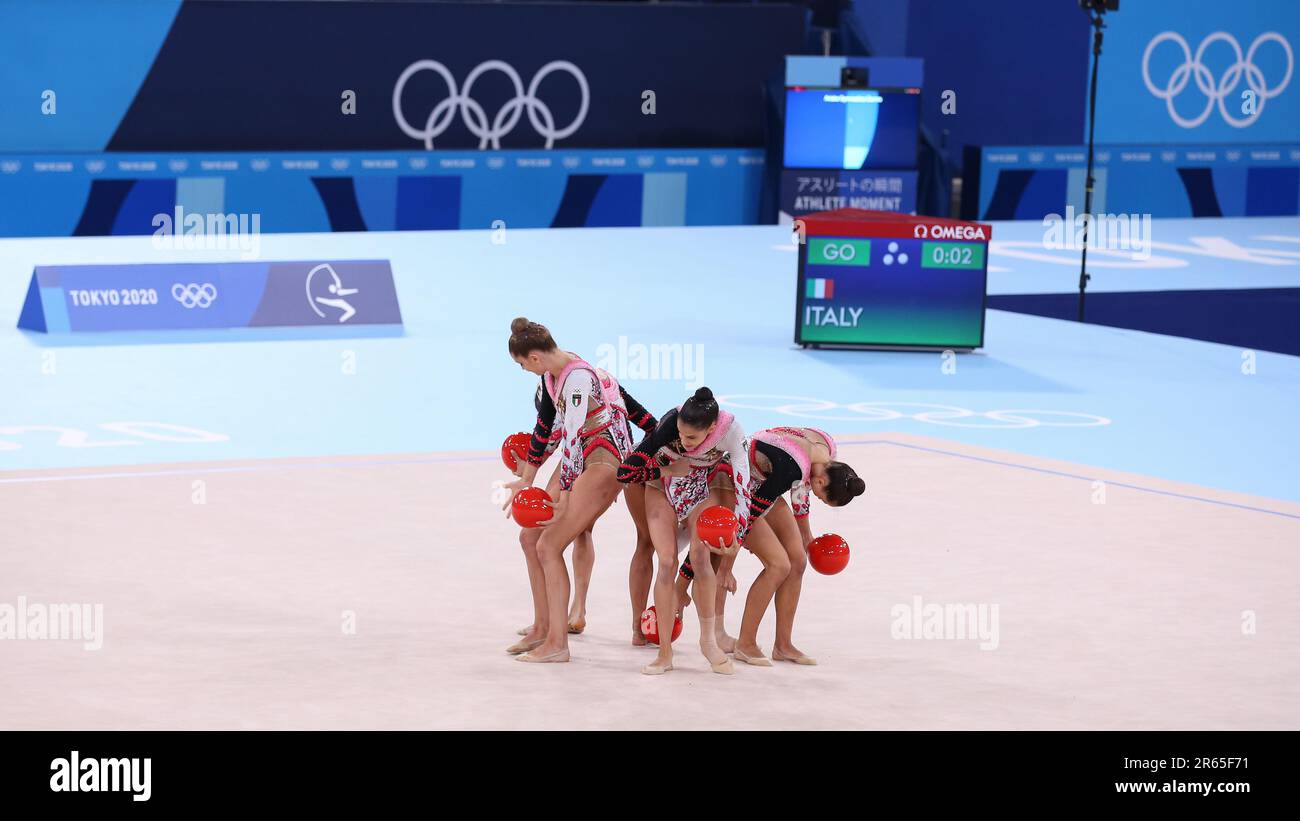 8. AUGUST 2021 Tokio, Japan Martina Centofanti, Agnese Duranti