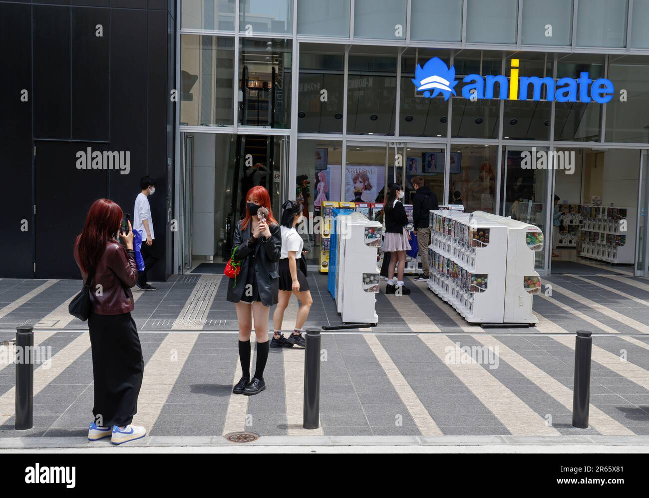 ANIMIERE DIE LADENKETTE FÜR ANIME-MANGA-FANS IN TOKIO Stockfoto
