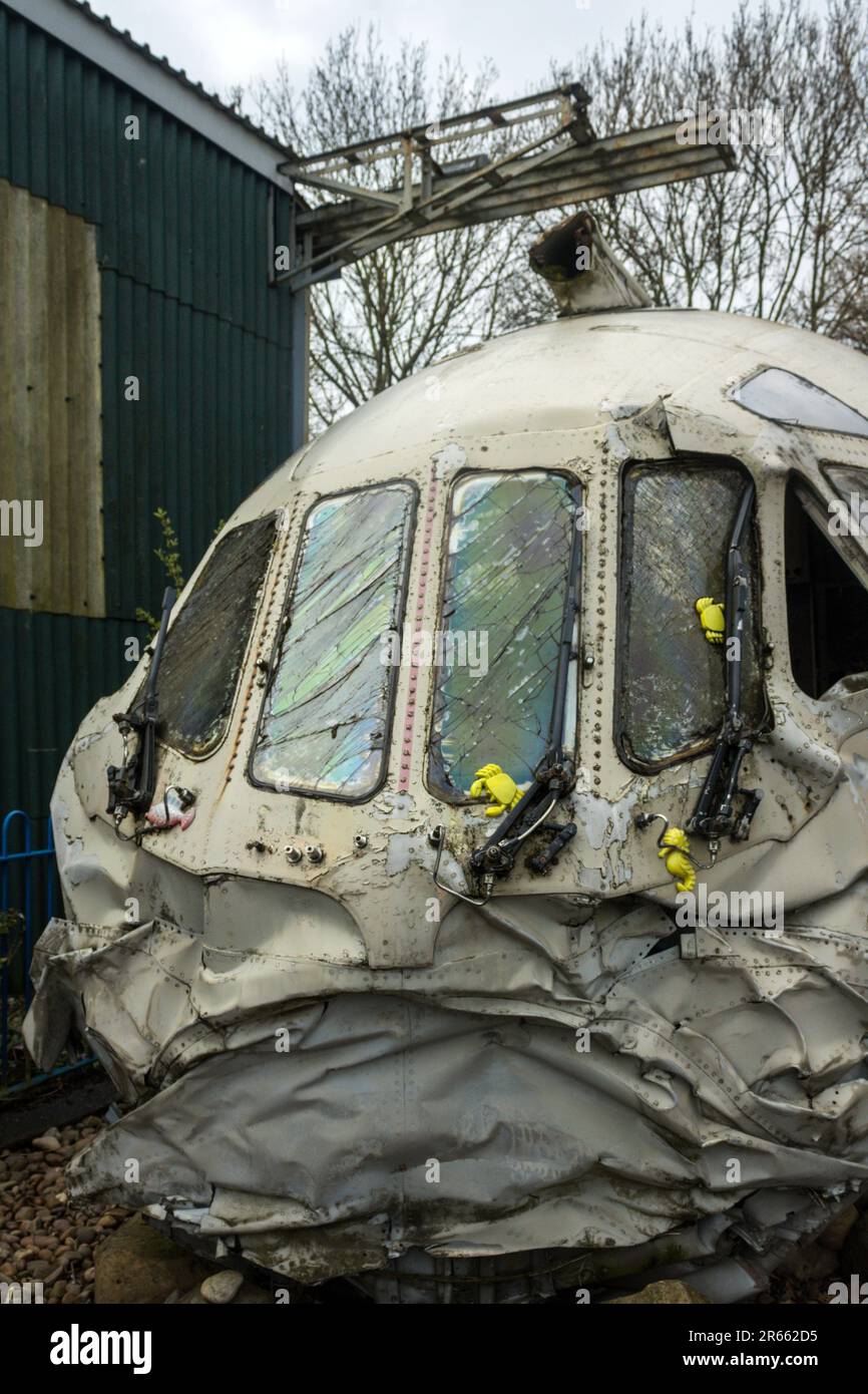 Hawker Siddeley Nimrod R.1 XW666. South Yorkshire Air Museum. Stockfoto