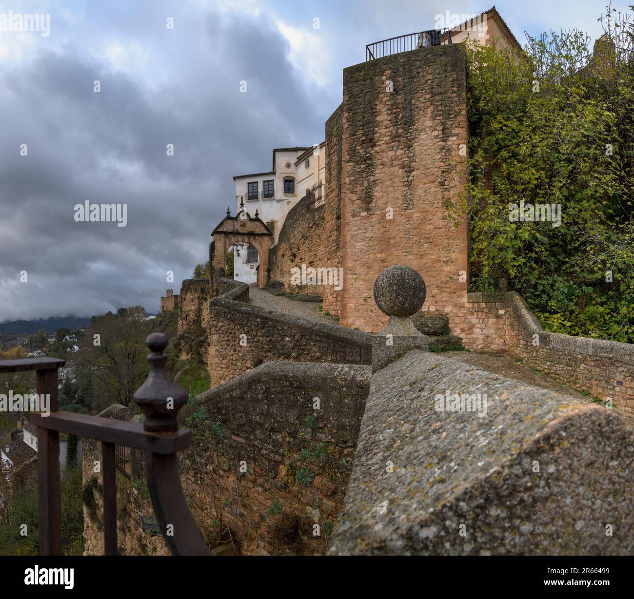 Ciudad de Roda. Bonita y pintoresca ciudad en la Provincia de Málaga. Stockfoto