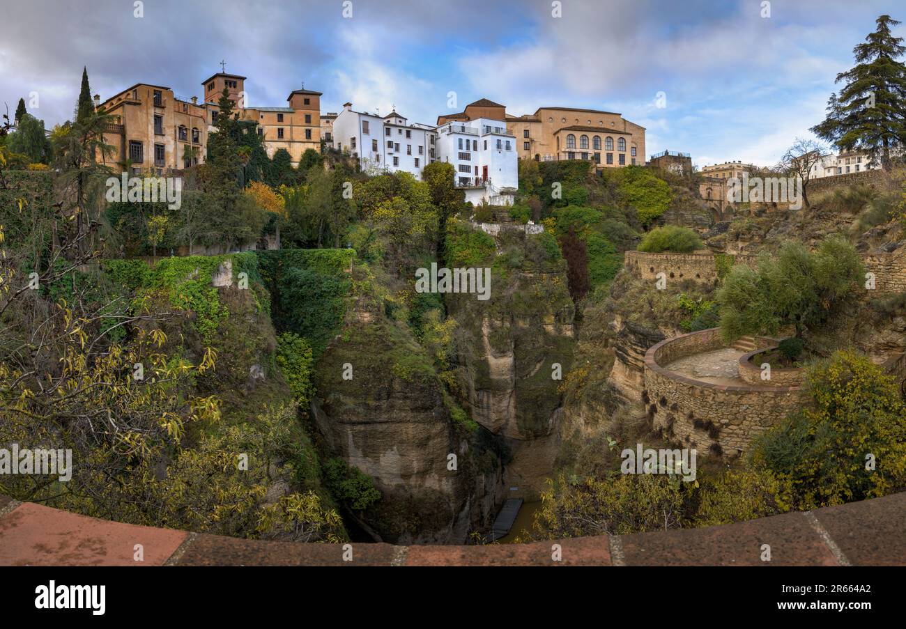 Ciudad de Roda. Bonita y pintoresca ciudad en la Provincia de Málaga. Stockfoto