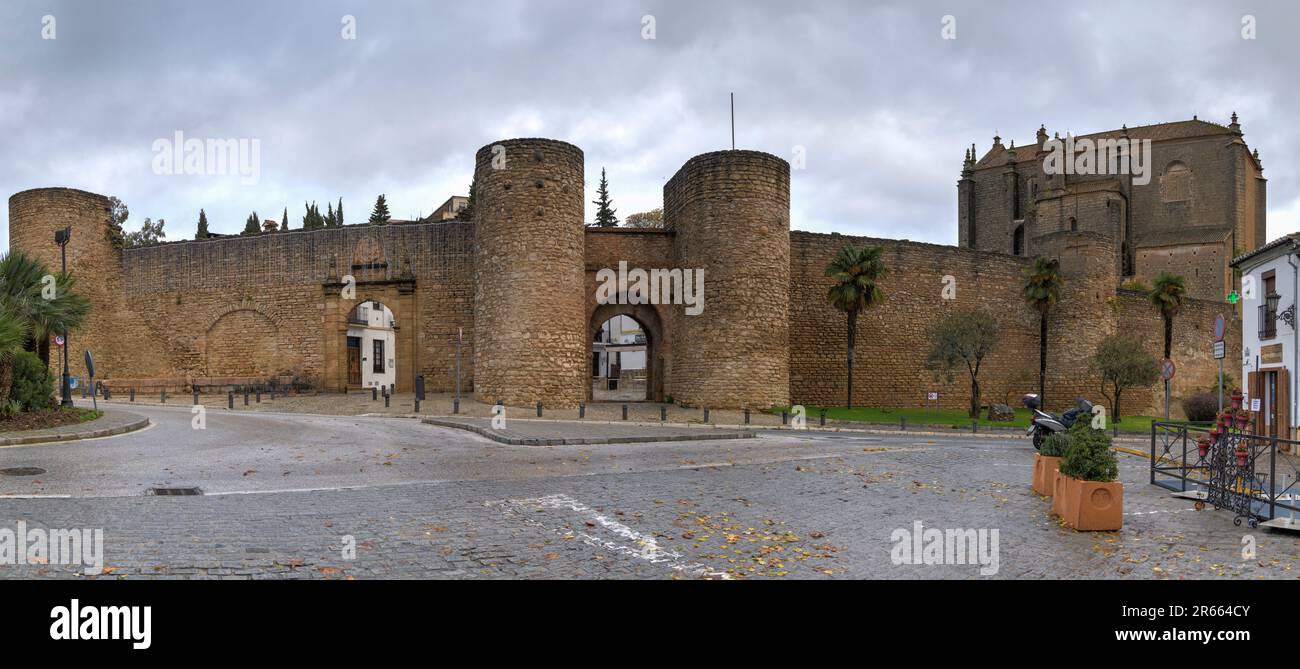 Ciudad de Roda. Bonita y pintoresca ciudad en la Provincia de Málaga. Stockfoto