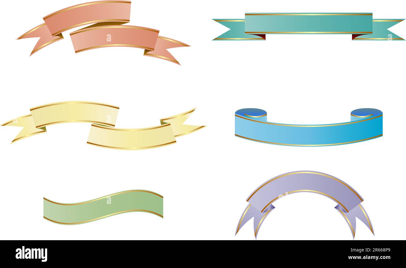 Banner-set Stock Vektor