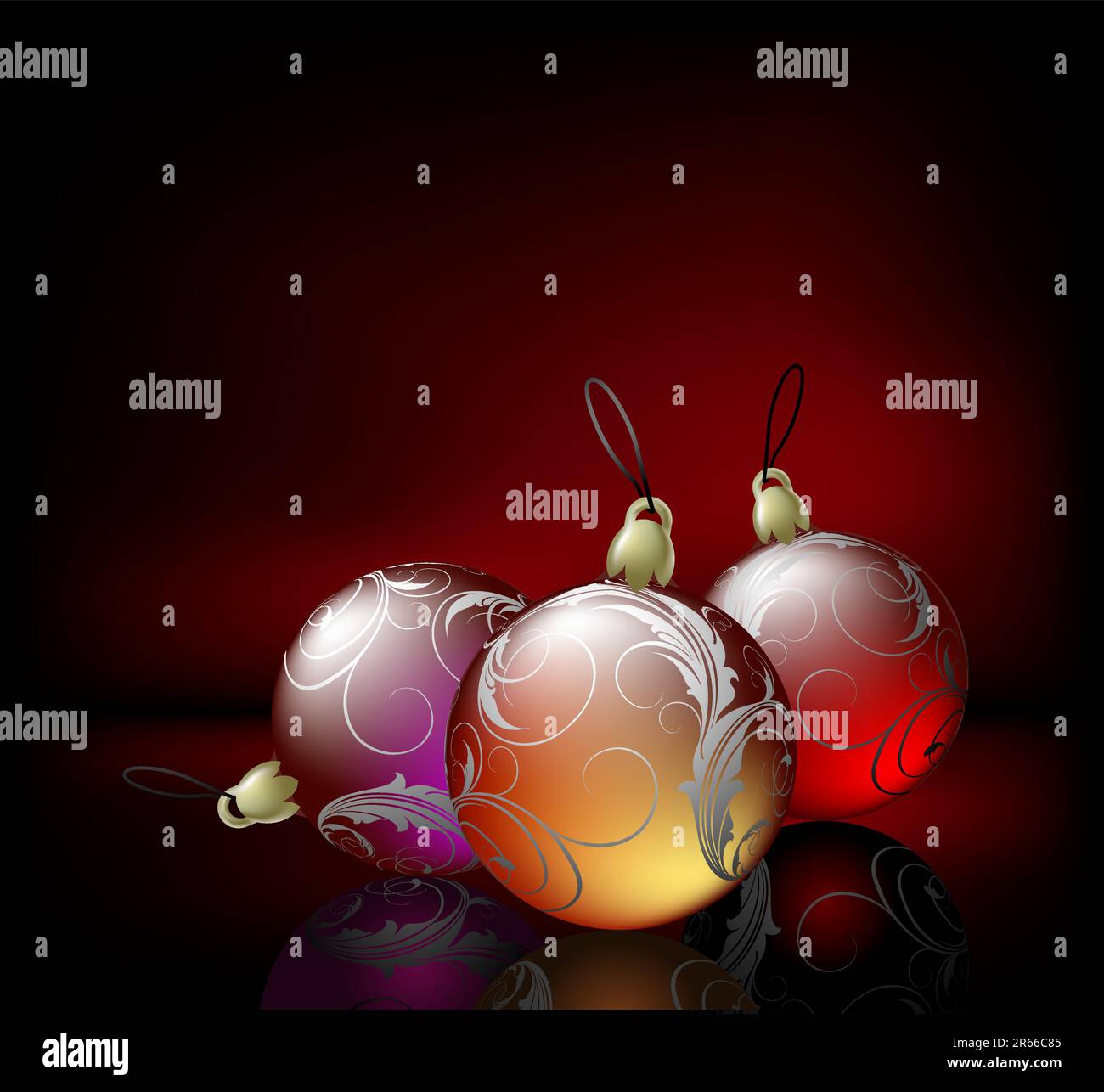 weihnachtshintergrund. Diese Abbildung kann als Designerarbeit nützlich sein Stock Vektor