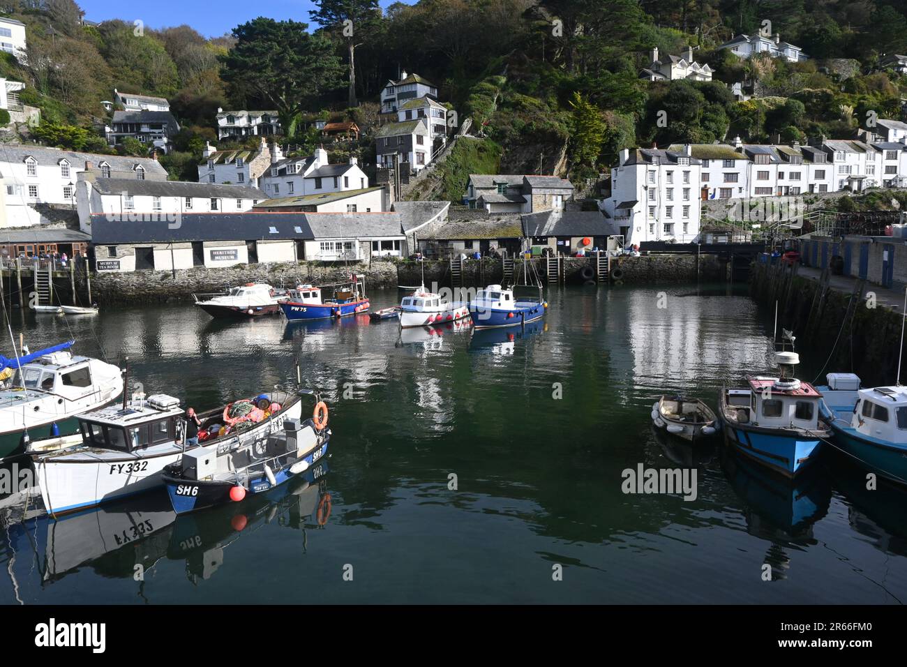 polperro Kai, cornwall Stockfoto