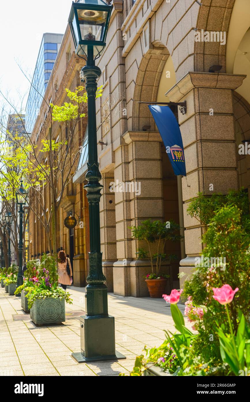 Straßenlandschaft von Kobe Kyu-kokichi Stockfoto