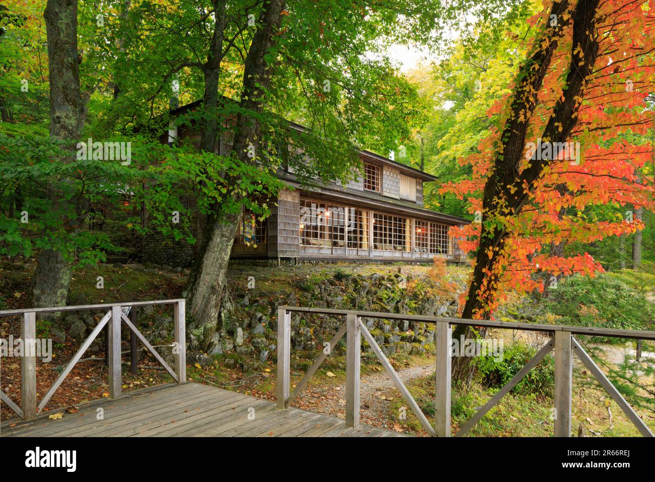 Italienischer Botschaftsvilla Memorial Park im Herbst Stockfoto