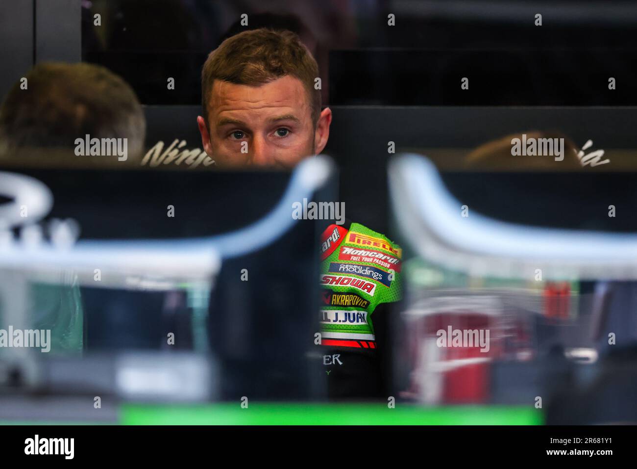 Misano Adriatico, Italien. 04. Juni 2023. Jonathan Rea von Kawasaki Racing Team WorldSBK während der FIM SBK Superbike World Championship Pirelli Emilia-Romagna Runde auf dem Misano World Circuit. (Foto: Fabrizio Carabelli/SOPA Images/Sipa USA) Guthaben: SIPA USA/Alamy Live News Stockfoto