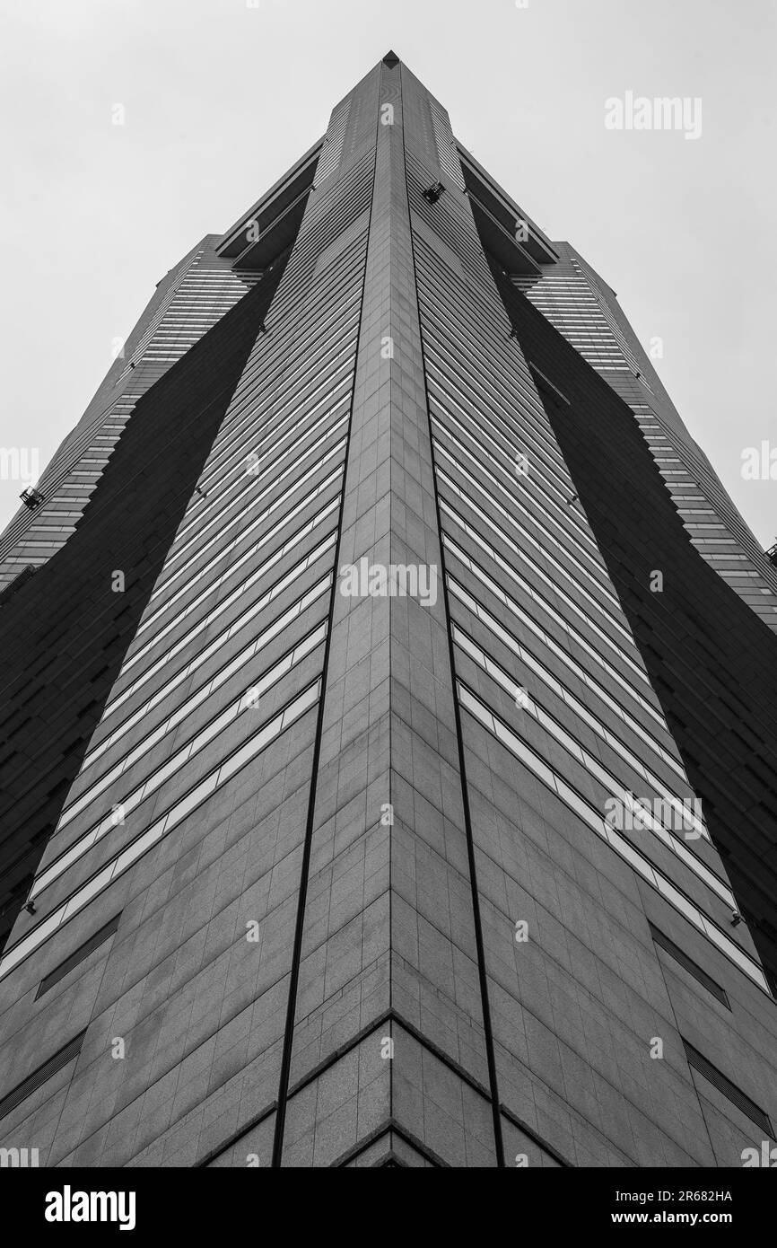 Der Symbolturm von Minato Mirai Stockfoto