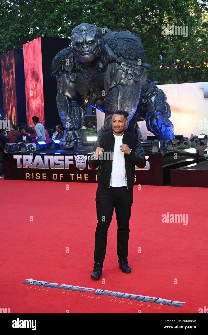 London, Großbritannien. 7. Juni 2023. Joe Joyce besucht The Transformers: Rise of the Beasts, Europapremiere am Cineworld Leicester Square, London, Großbritannien. Kredit: Siehe Li/Picture Capital/Alamy Live News Stockfoto