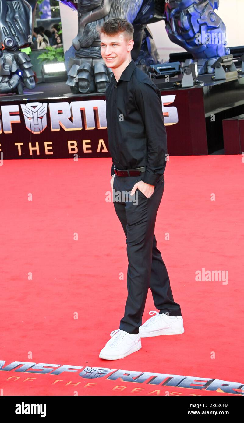 Cineworld Leicester Square, London, Großbritannien. 7. Juni 2023 Der Gast besucht die „Transformers: Rise of the Beasts“, europäische Premiere am Cineworld Leicester Square, London, Großbritannien. Stockfoto