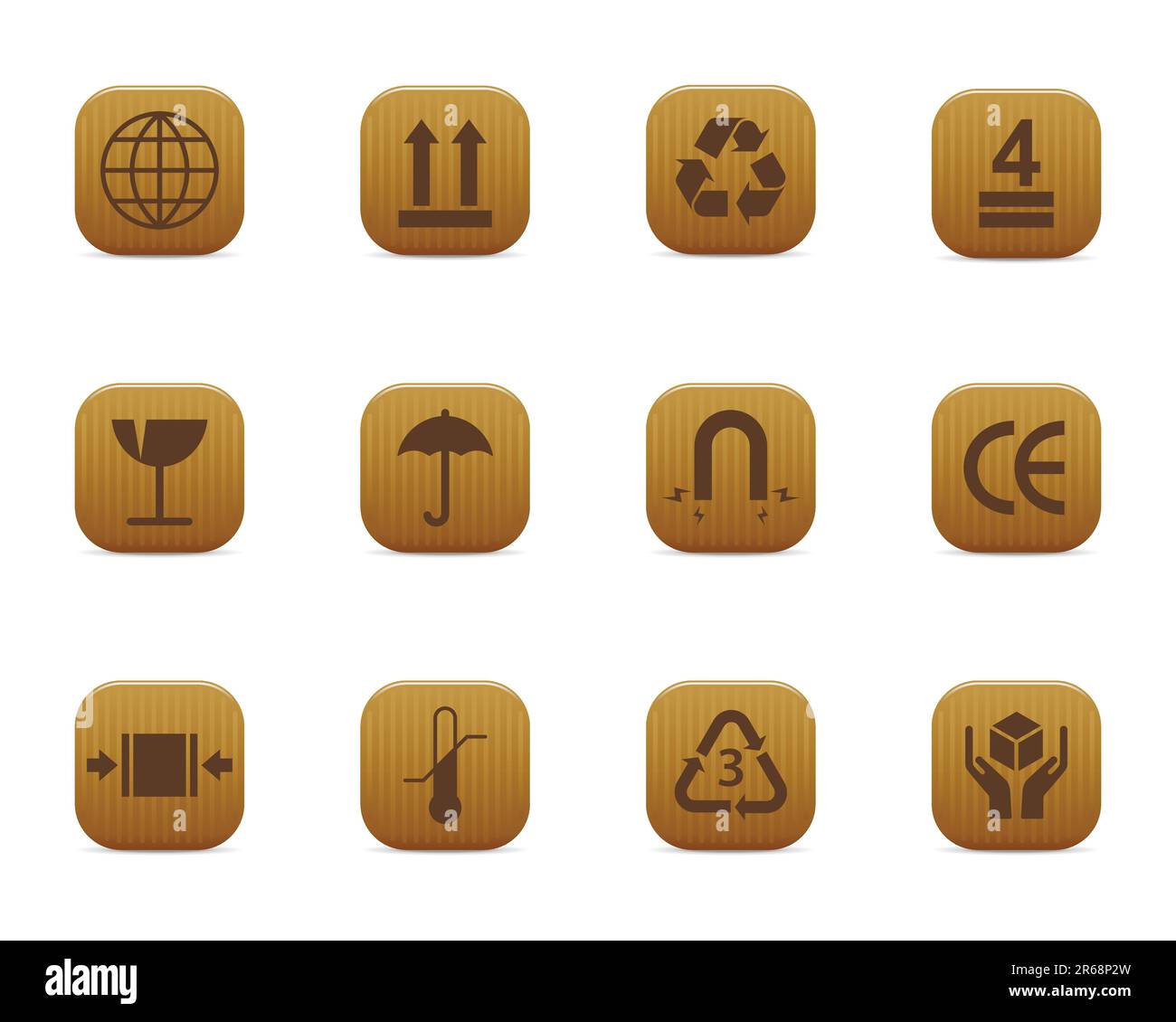 Detaillierte Symbole für Ihre Präsentation, Website... Stock Vektor