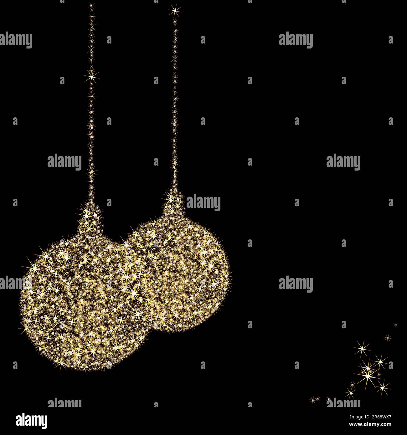 weihnachtshintergrund. Diese Abbildung kann als Designerarbeit nützlich sein Stock Vektor