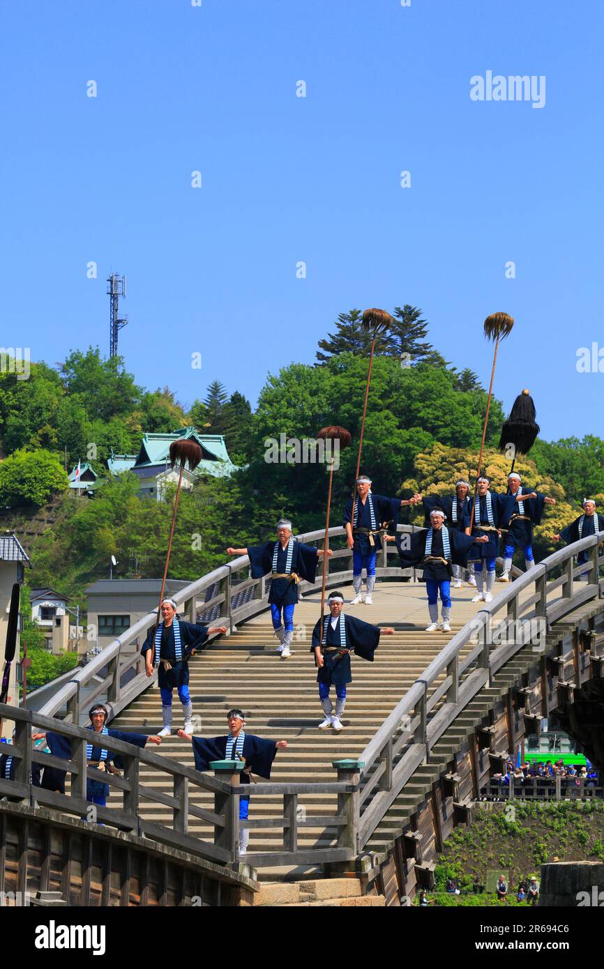 Kintai Bridge Festival Stockfoto