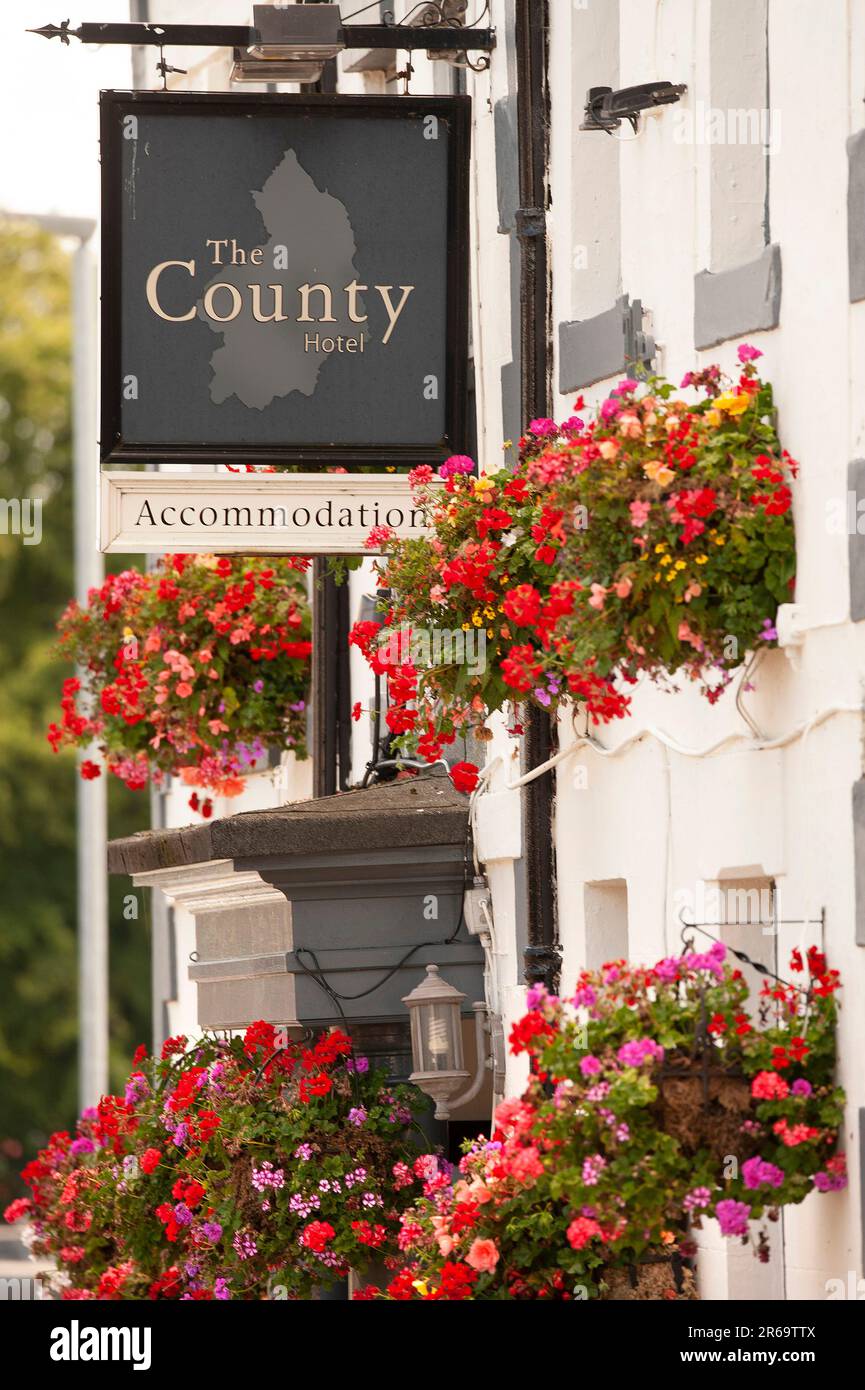 Das County Hotel, Hexham, Northumberland Stockfoto