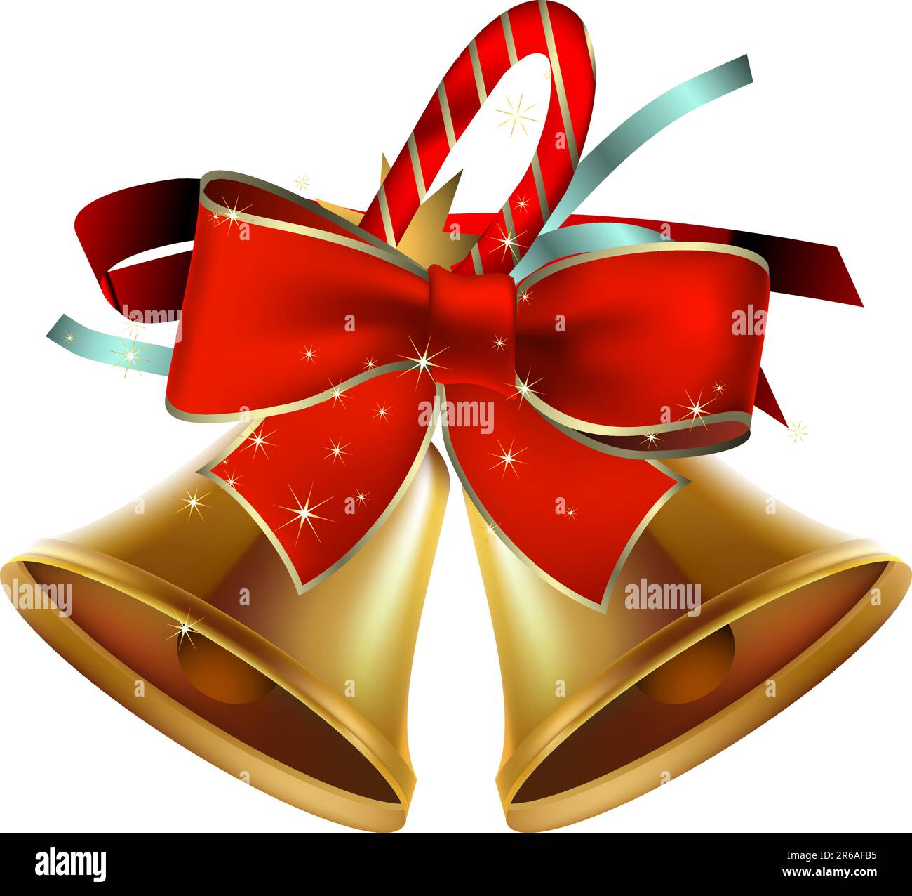 weihnachtsglocken, diese Illustration könnte als Designerarbeit nützlich sein Stock Vektor