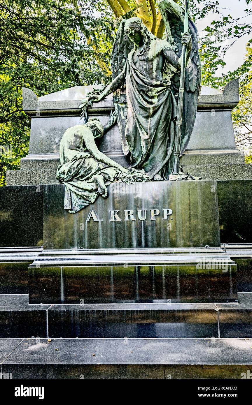 Essen (NRW, Deutschland): Familienfriedhof der Familie Krupp in Essen Bredeney; Friedhof der Familie Krupp Stockfoto