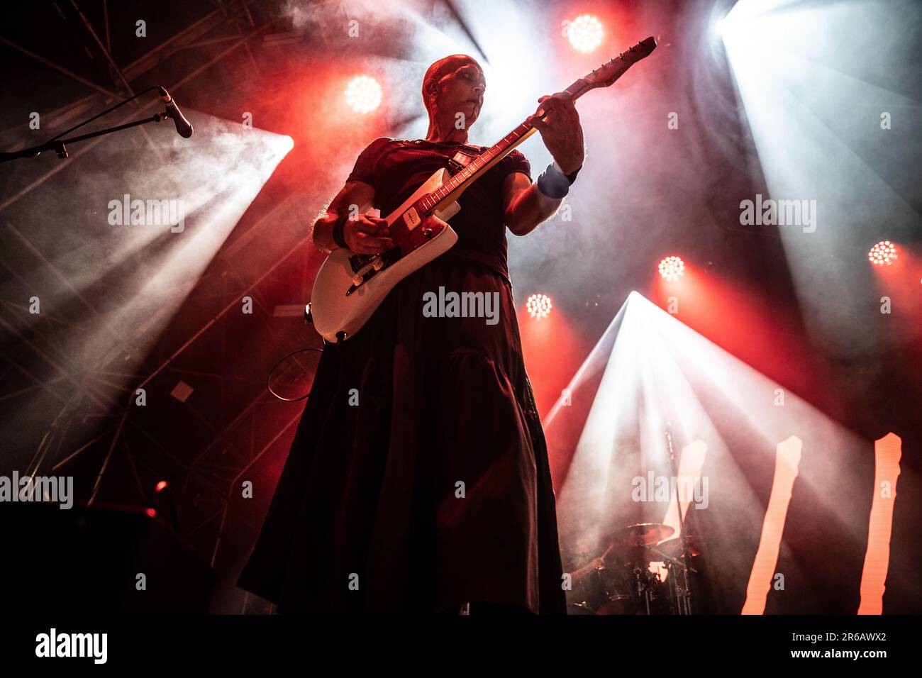 Gary Numan live auf der Rfest Bühne, Rebellion Festival 2022, Blackpool, Samstagabend-Headliner Stockfoto