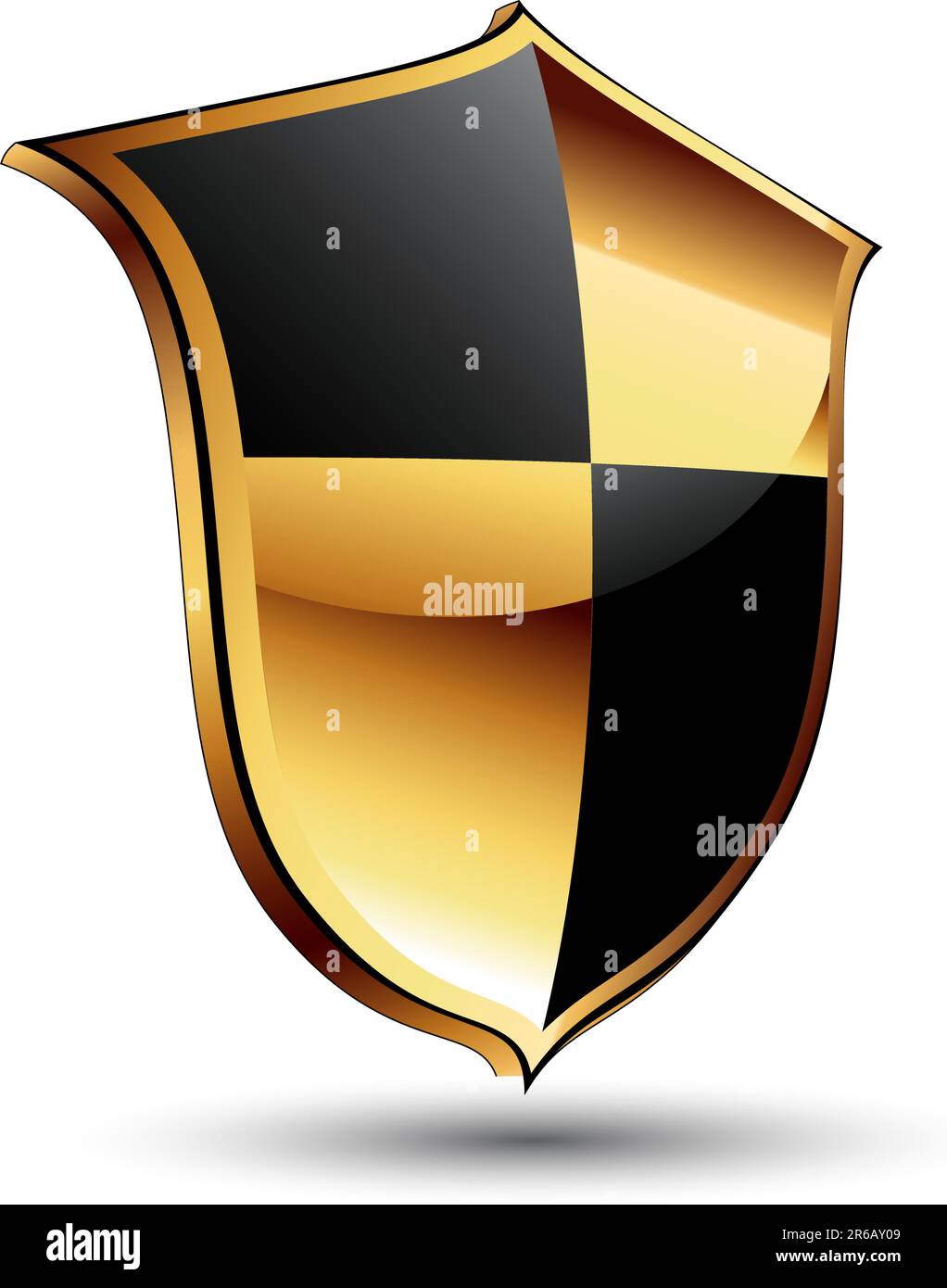 Schildsymbol, diese Abbildung kann als Designerarbeit nützlich sein Stock Vektor