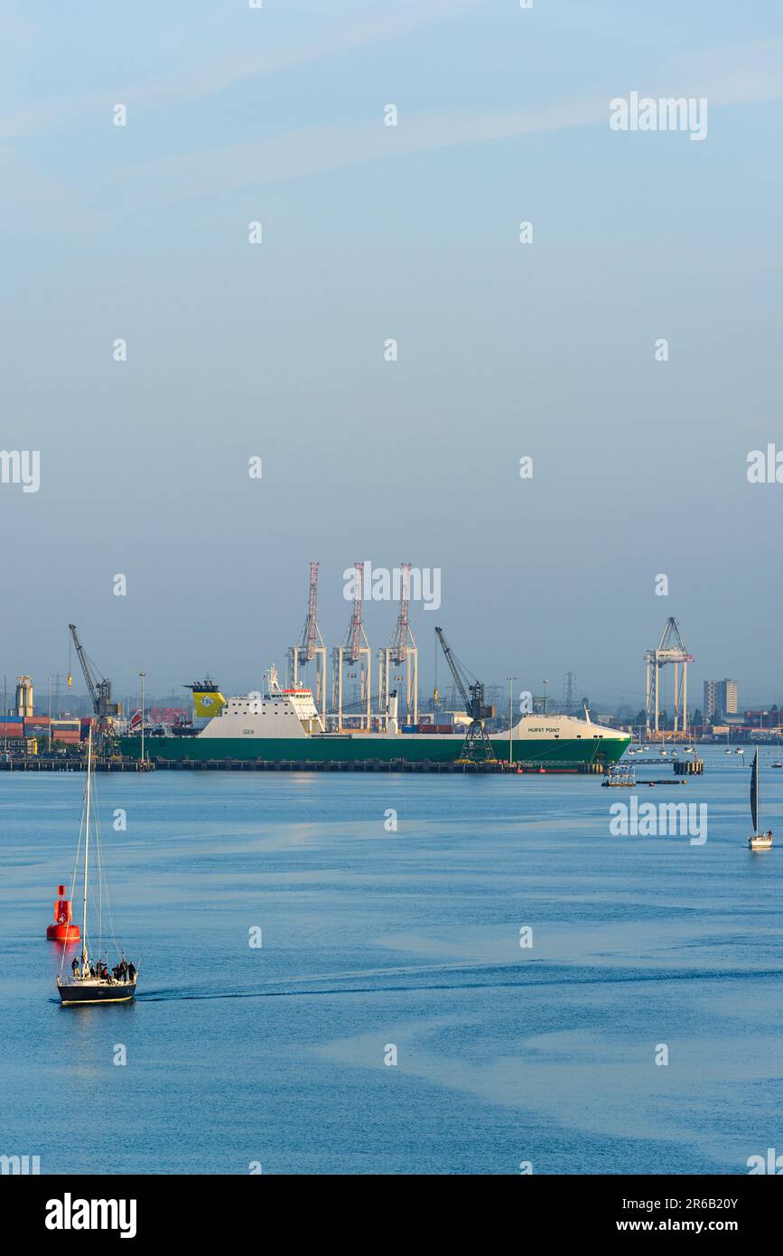 Mayflower Cruise Terminal und Docks in Southampton, Hampshire, England Stockfoto