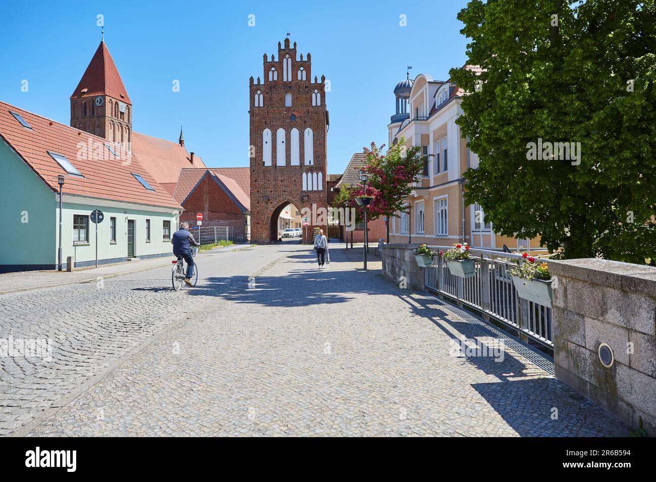 Grimmen an der Ostsee, Vorpommern-Rügen, Mecklenburg-Vorpommern Stockfoto