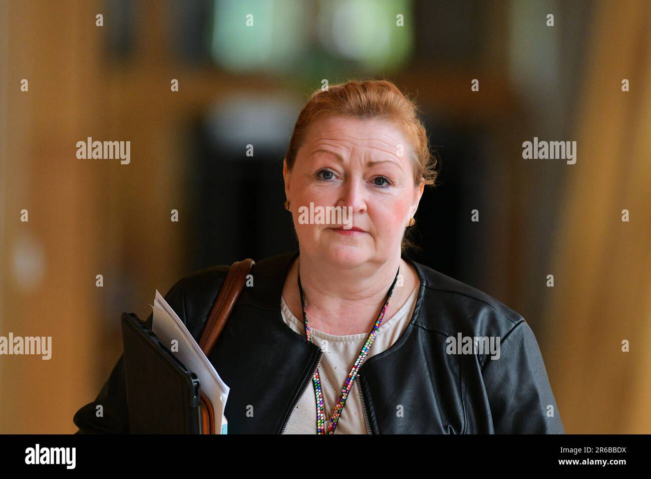 Edinburgh Scotland, Vereinigtes Königreich, 08. Juni 2023. Emma Harper vom Schottischen Parlament. Live-Nachrichten von sst/alamy Stockfoto