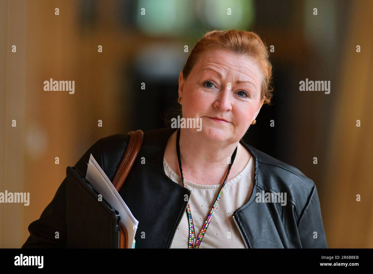Edinburgh Scotland, Vereinigtes Königreich, 08. Juni 2023. Emma Harper vom Schottischen Parlament. Live-Nachrichten von sst/alamy Stockfoto