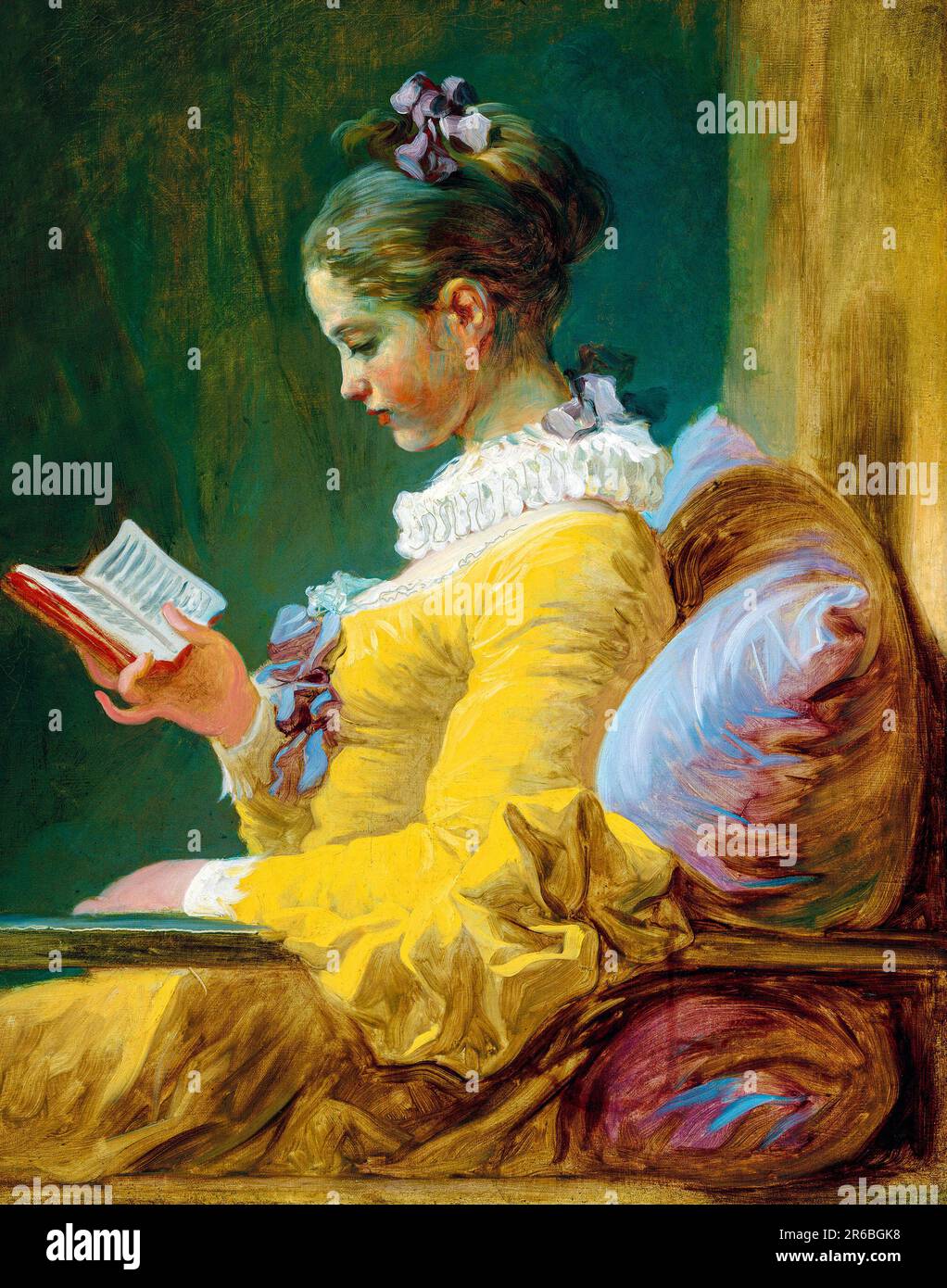 Fragonard, der Leser von Jean-Honore Fragonard Stockfoto