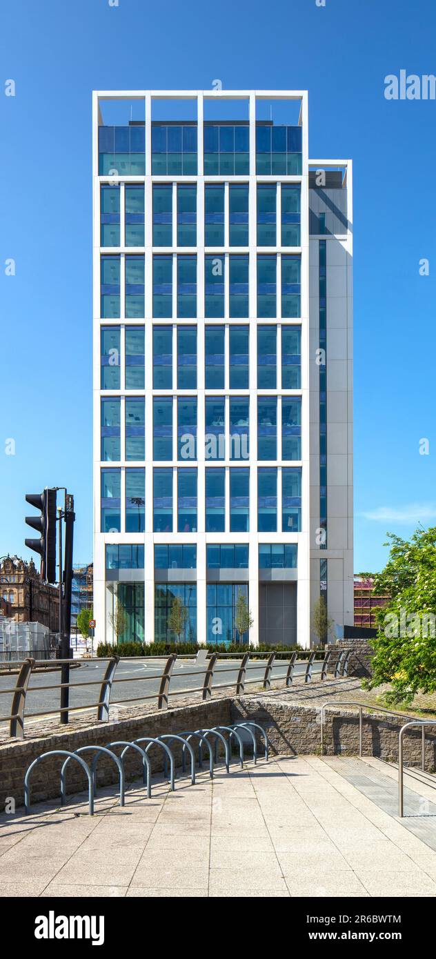 Blick von außen bei Tageslicht auf Bank House, Newcastle Upon Tyne, Tyne and Wear, England, Großbritannien Stockfoto