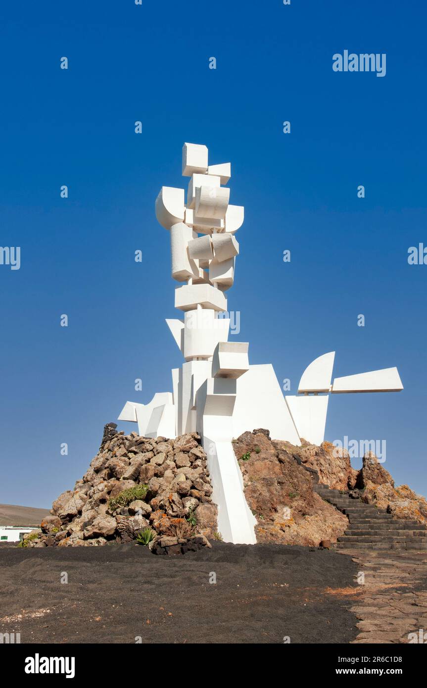 Monumento al Campesino in Lanzaorote, Kanarische Inseln, Spanien. Stockfoto