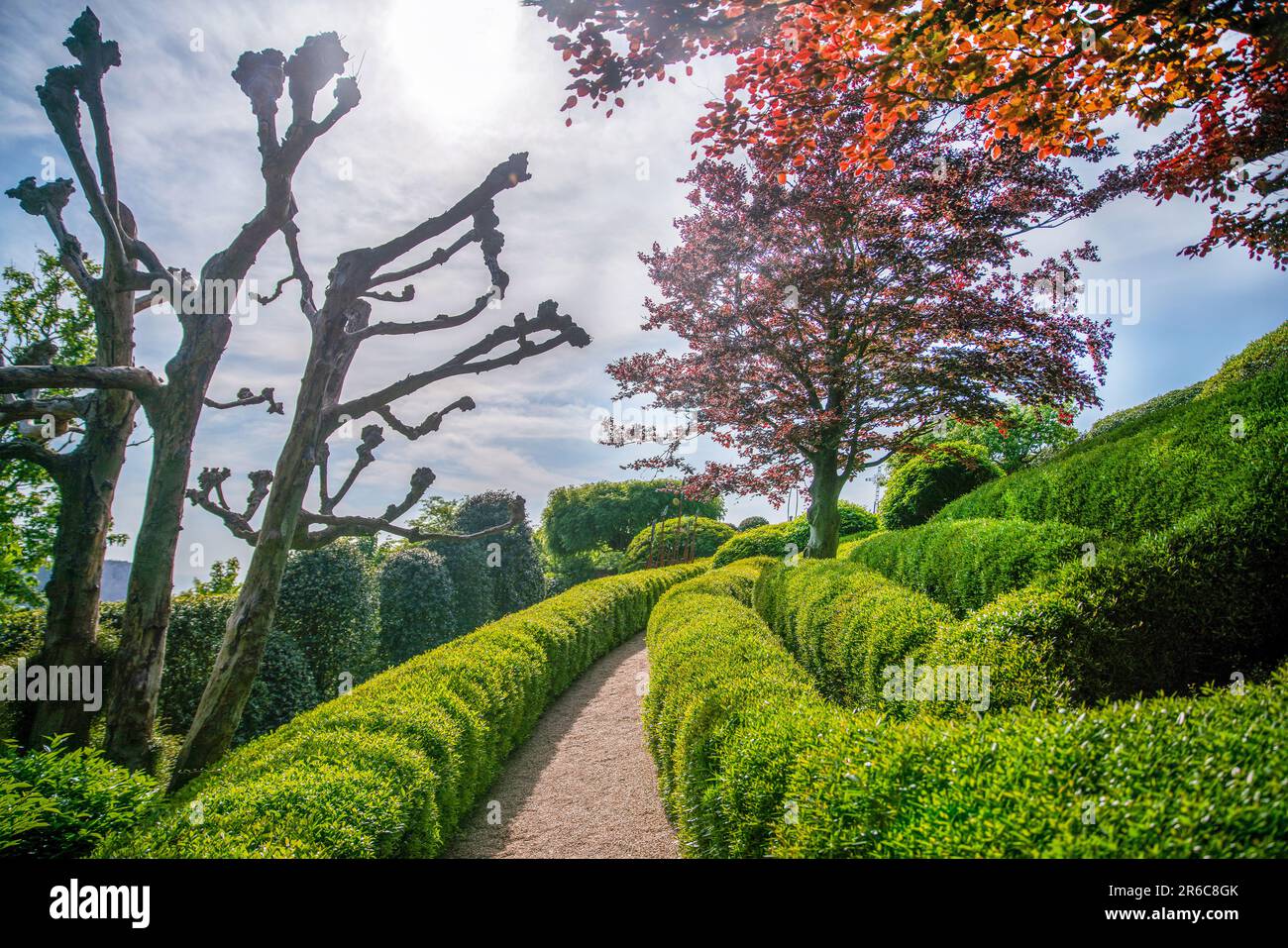 Etretat Gärten (so genannter Garten und lokales Wahrzeichen) in diesem