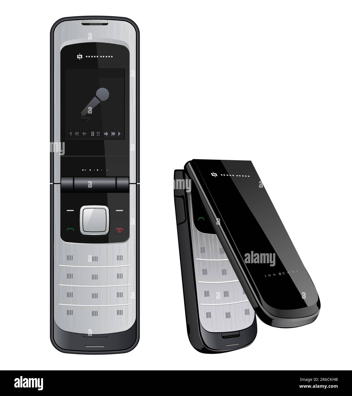 Abbildung: Mobiltelefon Stock Vektor