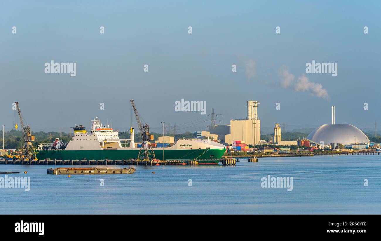 Mayflower Cruise Terminal und Docks in Southampton, Hampshire, England Stockfoto