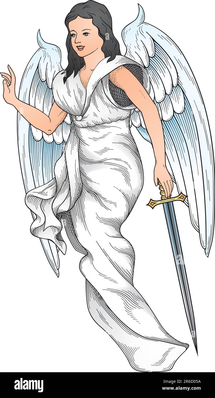 Engelsvektor Stock Vektor