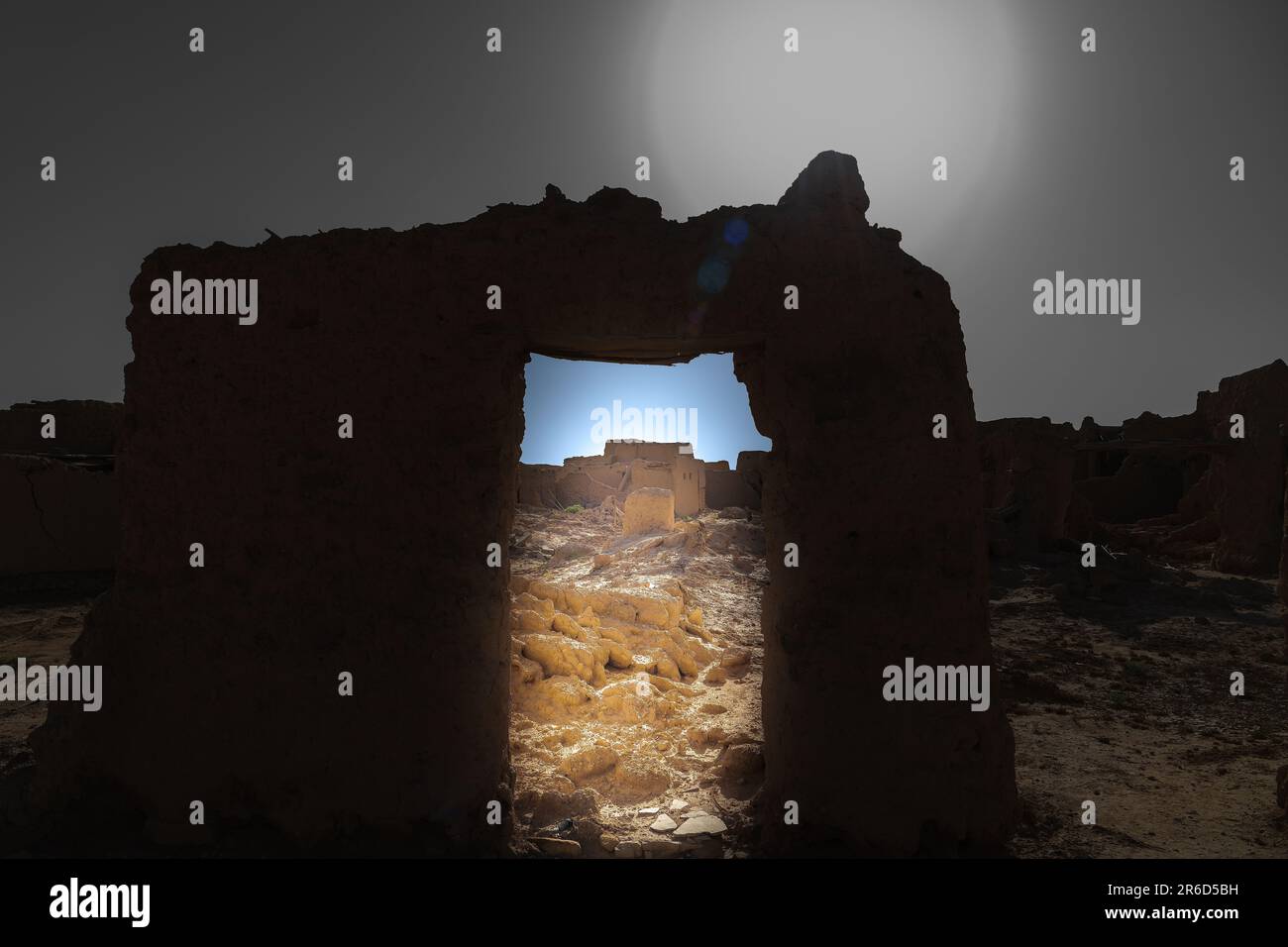 Konzept - Spiel mit Licht Stockfoto