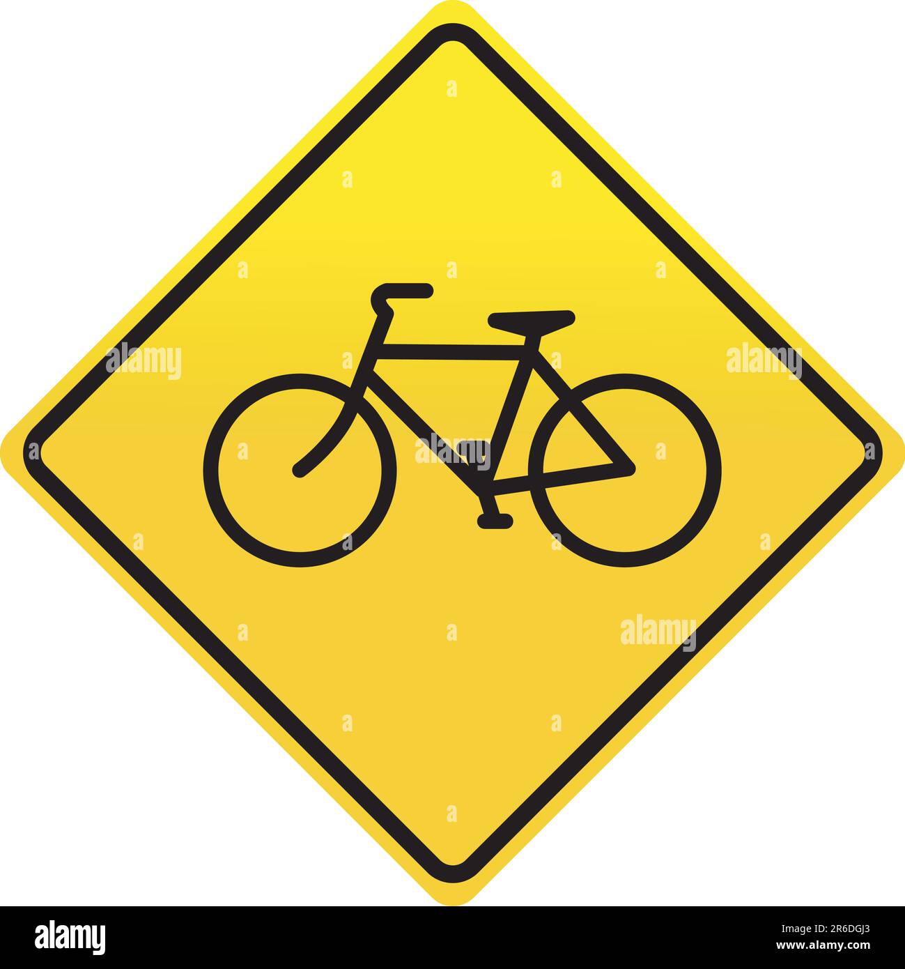 Fahrrad-Schild Stock Vektor