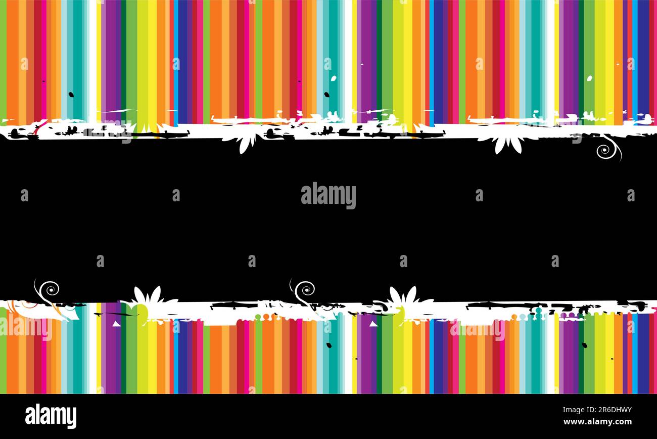 Nahtlose gestreiften Hintergrund lustig. Legen Sie Ihren Text hier. Stock Vektor