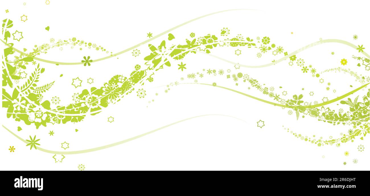 Hintergrund mit Blumenmuster. Stock Vektor