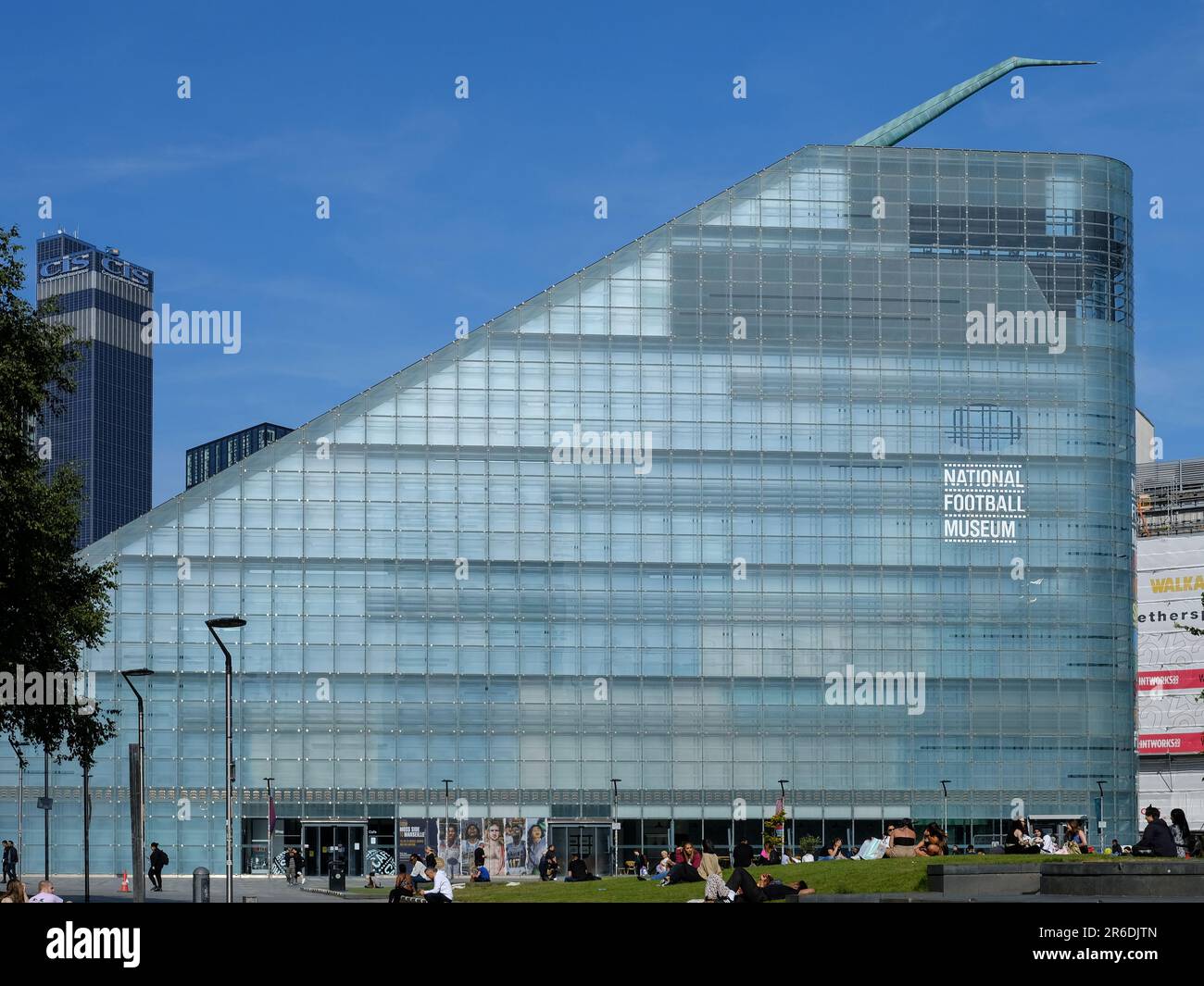 National Football Museum, Manchester, Großbritannien Stockfoto