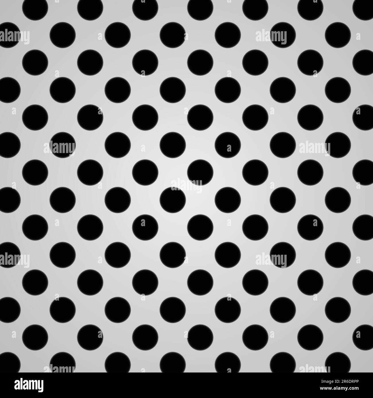 Metallischer Vektorhintergrund mit Bohrungen. Stock Vektor