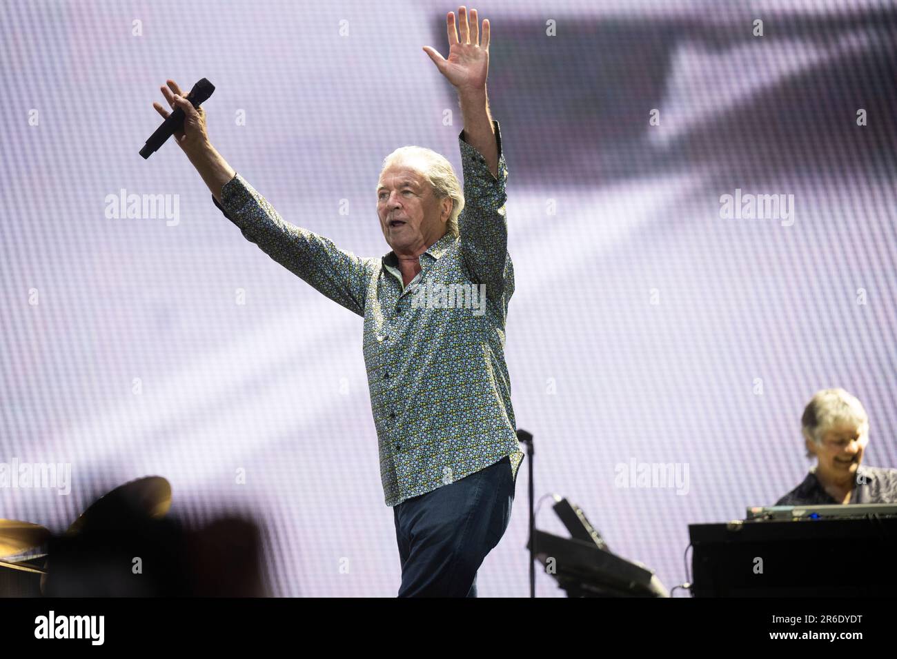 Ian Gillan von Deep Purple live auf der Rock Stage beim Sweden Rock Festival am 8. Juni 2023. Foto: Fredrik Sandberg / TT / Code 10080 Stockfoto