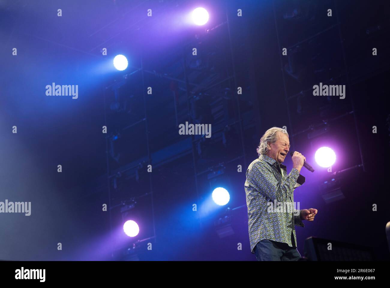 Ian Gillan von Deep Purple live auf der Rock Stage beim Sweden Rock Festival am 8. Juni 2023. Foto: Fredrik Sandberg / TT / Code 10080 Stockfoto