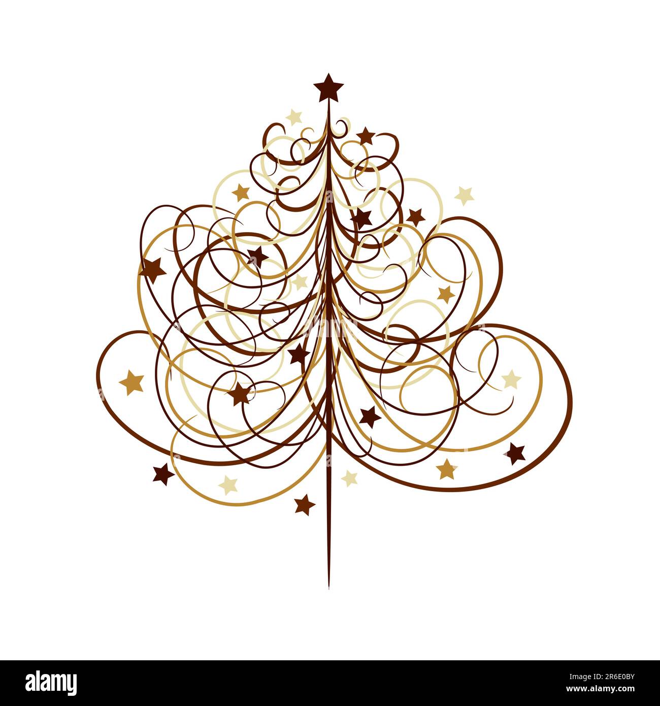 Weihnachtsbaum Hintergrund, Vektor-illustration Stock Vektor