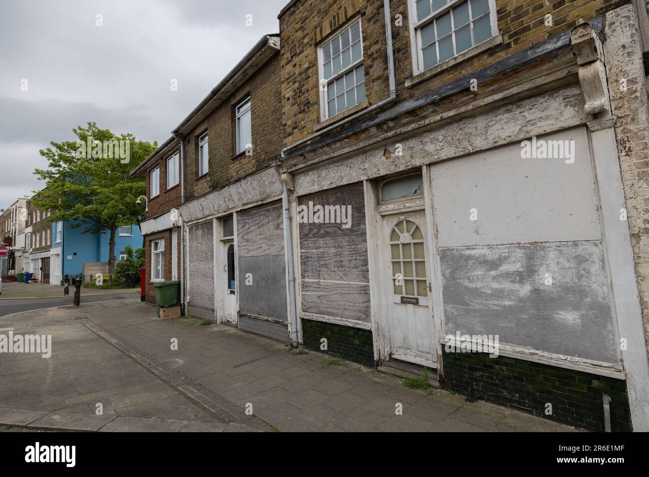 „Bluetown“, Sheerness, Hafenstadt auf der Isle of Sheppey, Insel vor der Nordküste von Kent, England, angrenzend an die Themsenmündung, England, Großbritannien Stockfoto