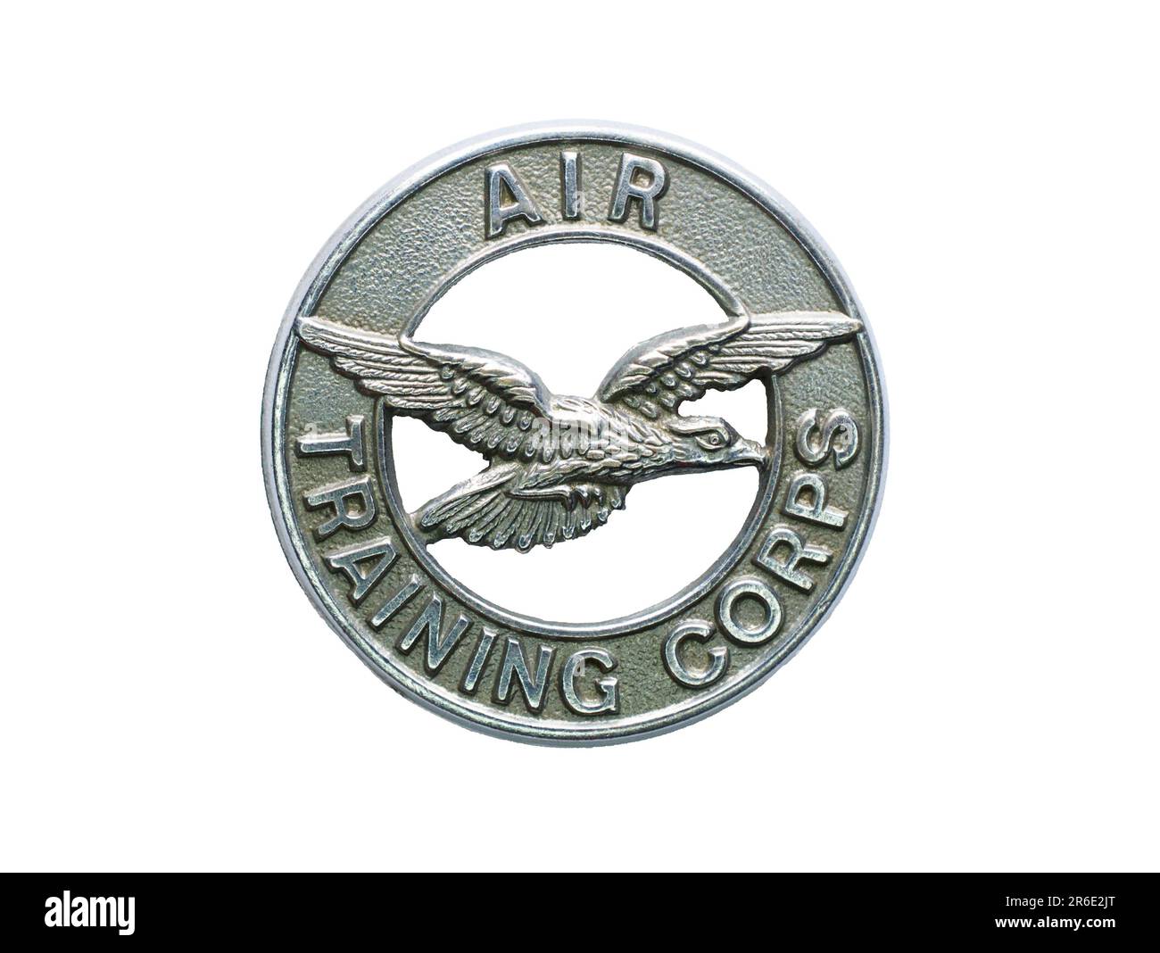 Das Mützenabzeichen des Air Training Corps. Stockfoto