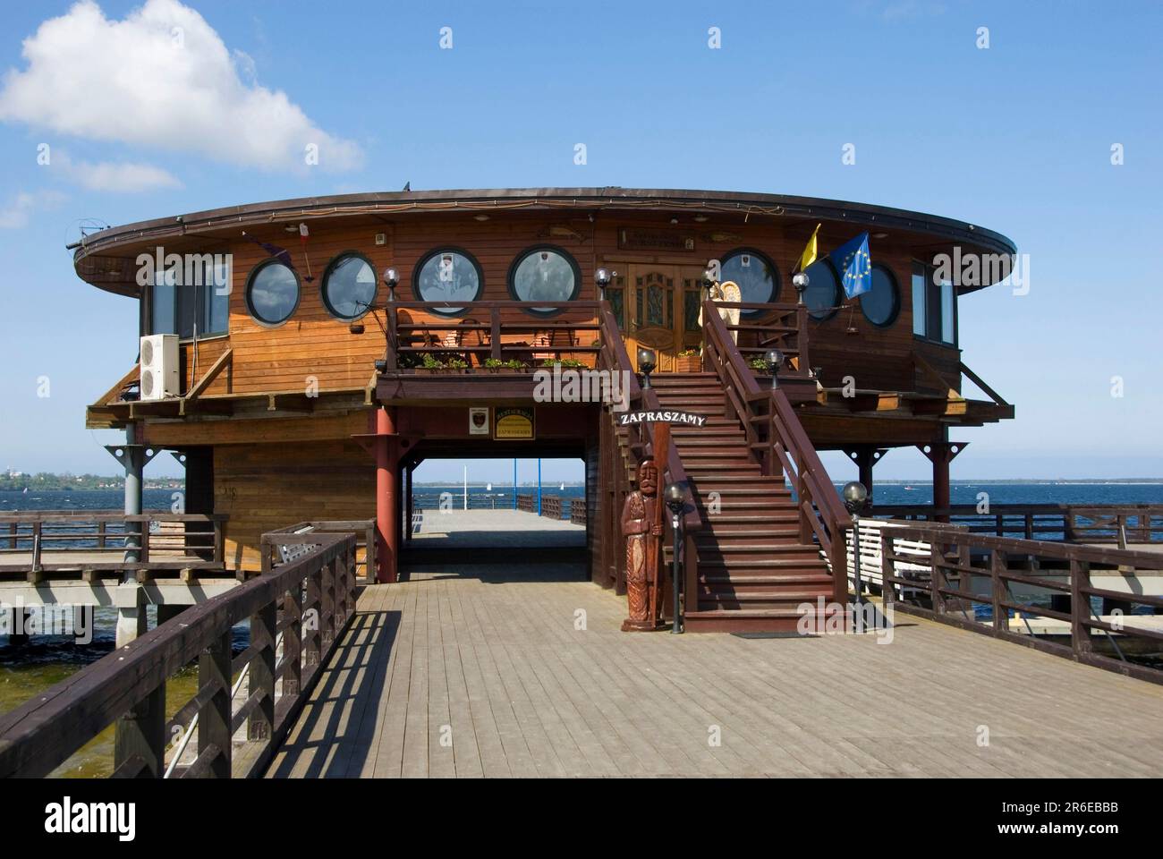 Pier, Hafen, Puck, Danzig-Bucht, Pommern, Polen, Putzig, Pier Stockfoto