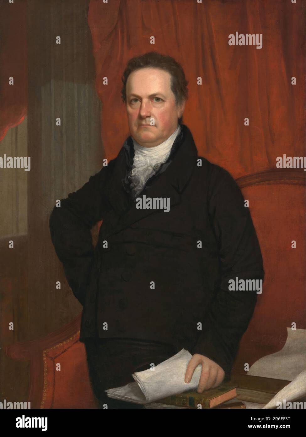 Ich bin DeWitt Clinton. Öl auf Segeltuch. Datum: c. 1816. MUSEUM: NATIONALE PORTRÄTGALERIE. Stockfoto