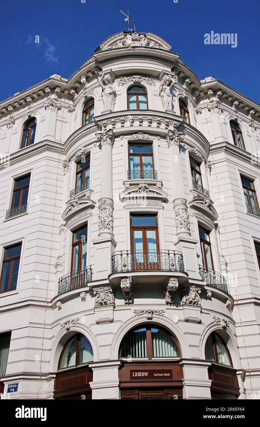 LBBW Sachsen Bank am Dittrichring, Leipzig, Deutschland Stockfoto