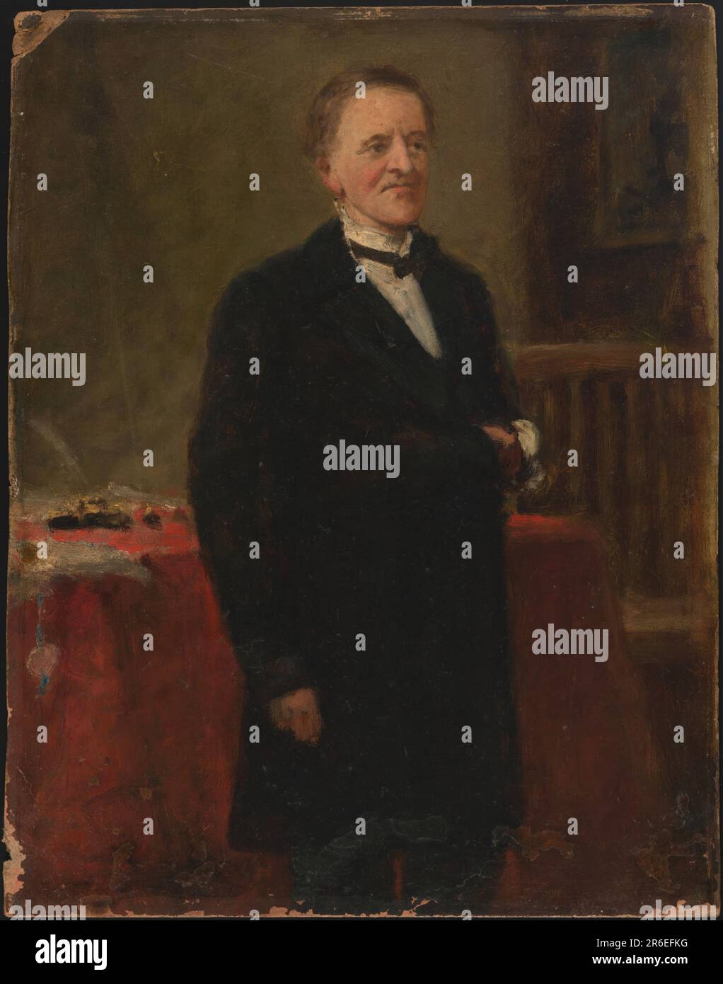 Samuel Jones Tilden. Datum: c. 1870. Öl auf dem Künstlerbrett. MUSEUM: NATIONALE PORTRÄTGALERIE. Stockfoto