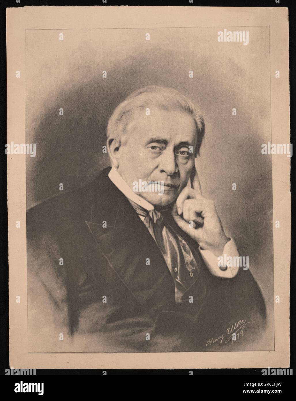 Das Porträt von Joseph Henry (1797-1878). Datum: 1879. Museum: Smithsonian Institution Archives. Stockfoto